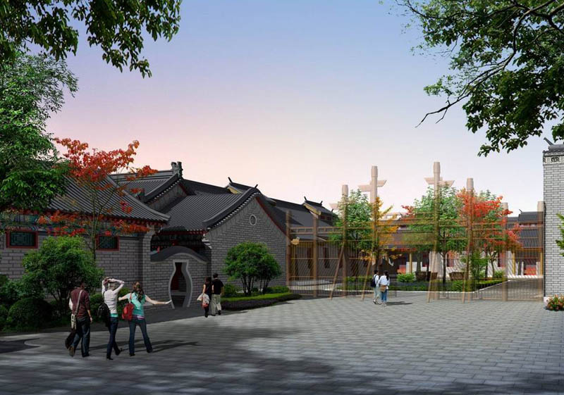 屋檐下洞門中幽幽佳境 古典四合院中式裝修設(shè)計(jì)借鑒